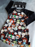 Custom Print Kids Tshirt Dresses 0-12y