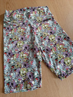 In Stock - Zombie Heads High Waist Cycle Shorts - size M -- 355790298072