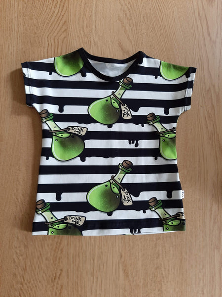 In Stock Kids Drink Me Dolman Tee 1-2y A8E