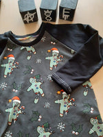 In Stock Kids Gingerdead Long Sleeve Raglan Tshirt 4-5y