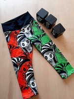 In Stock Box Elf Mash Up Christmas Leggings 1-2y
