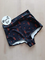 In Stock Sell Your Soul retro bralette/booty shorts set - S - Original sample