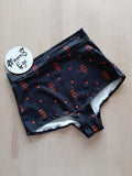 In Stock Sell Your Soul retro bralette/booty shorts set - S - Original sample