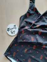 In Stock Sell Your Soul retro bralette/booty shorts set - S - Original sample