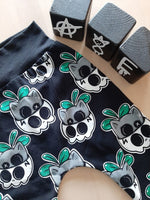 In Stock Cat Plant harem leggings A8E - 12-18m