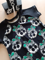 In Stock Kids Cat Plant Tshirt Dress 2-3y