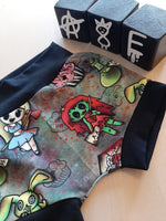 In Stock Alice in Zombieland bummies/baby shorts 9-12m A8E