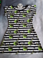In Stock Drink Me Fit n Flare Dolman T-shirt Dress M -- 296562313739