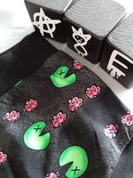 In Stock Zombie Pacman bummies/baby shorts 9-12m A8E
