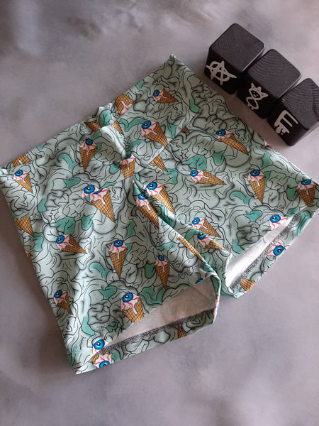 In Stock - Mint Eye-Scream Sassy Short Shorts - size M -- 296504668557