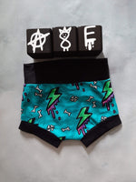 In Stock Slime Bolts bummies/baby shorts A8E 3-6m