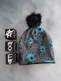 Custom Print Fleece Lined Bobble Hat - Toddler to Adult sizes