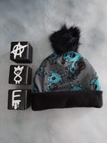 Custom Print Fleece Lined Bobble Hat - Toddler to Adult sizes