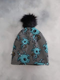 Custom Print Fleece Lined Bobble Hat - Toddler to Adult sizes