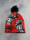 Custom Print Fleece Lined Bobble Hat - Toddler to Adult sizes