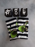 Custom Print Cosy Fingerless Gloves/Arm Warmers - Adult sizes
