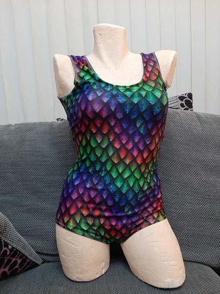 In Stock Rainbow Dragonscale Classic Swimsuit XS -- 296560013342