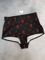 In Stock Sell Your Soul retro bralette/booty shorts set - S - Original sample