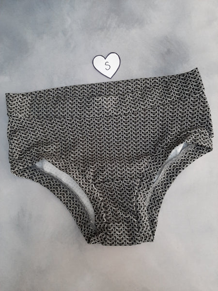 In Stock Chainmail Branwen Briefs (Cheeky Midrise) size S