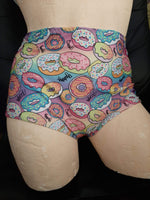 In Stock Donuts Longline & High Waist Tankini/Bikini Set - S