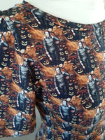 In Stock A8E Skater Dress - S - Halloween Friends -- 355800170166