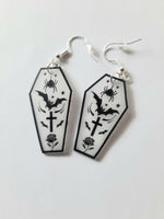 Decorative Coffin Earrings