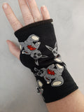 ❄OFFER❄ Custom Print Reversible Hooded Snood & Gloves Set -  Adult sizes