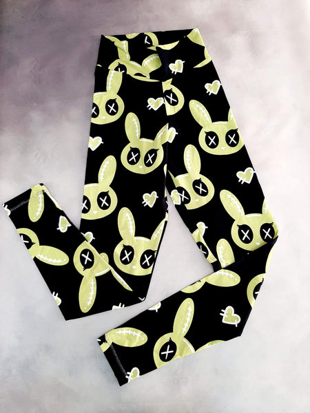 In Stock A8E Dead Cute Bunnies Leggings - size S
