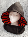 Custom Print Reversible Hooded Snood - Kids to Adult sizes