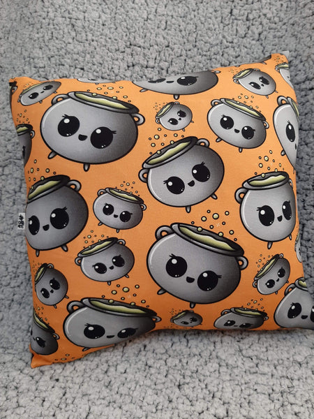 In Stock Orange Callie Cauldron Halloween Small/Medium Cushion Covers