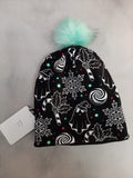 Custom Print Fleece Lined Bobble Hat - Toddler to Adult sizes