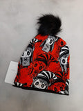 Custom Print Fleece Lined Bobble Hat - Toddler to Adult sizes