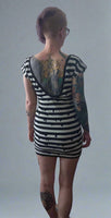 Custom Print Low Back Sheath Dress (3 lengths) - XXS-3XL