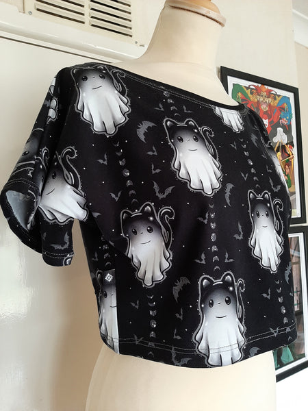 Custom Print Boxy Crop Tee - Sizes XXS-3XL