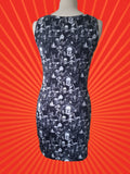 Custom Print Bodycon Tank/Vest Dress - multiple length choices XXS-3XL