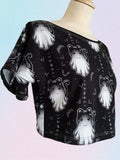 Custom Print Boxy Raglan Crop Tee - Sizes XXS-3XL