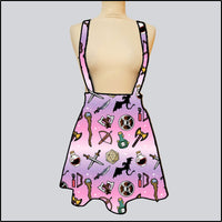 Custom Print Suspender Skirts - Made to order XXS-3XL