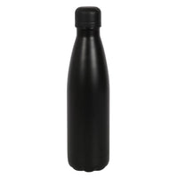 Black Metal Water Bottle - Spiderweb (Hot/Cold drinks)