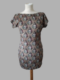 Custom Print Low Back Sheath Dress (3 lengths) - XXS-3XL