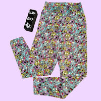 In Stock A8E Zombie Heads Leggings - XL -- 1582407659