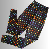 Rainbow Star Leggings M or XL in stock - 1797644284