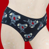 In Stock Super Cheeky Briefs - Living Dead Bunny - Size S -- 4335814484