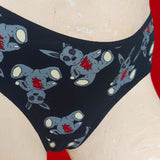 In Stock Super Cheeky Briefs - Living Dead Bunny - Size S -- 4335814484