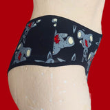 In Stock Super Cheeky Briefs - Living Dead Bunny - Size S -- 4335814484