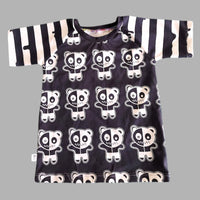 In Stock Mono Creepy-Cute Teddy T-Shirt - Age 2-3y