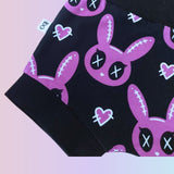 In Stock Cute Stitched Bunny Baby Bummies 9-12m