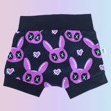 In Stock Cute Stitched Bunny Baby Bummies 9-12m