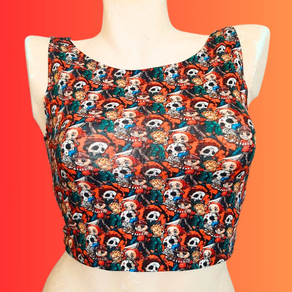 Playtime Chibi Horror Crop Top - Size S -- 4337021549