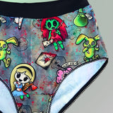 In Stock Alice In Zombieland High Waist Briefs - XS -- 1511483420