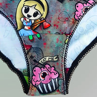 In Stock Alice In Zombieland High Waist Briefs - XS -- 1511483420
